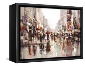 City Rain 2-Brent Heighton-Framed Stretched Canvas