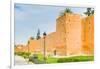 City Ramparts, Marrakech, Morocco-Nico Tondini-Framed Photographic Print