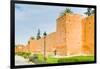 City Ramparts, Marrakech, Morocco-Nico Tondini-Framed Photographic Print