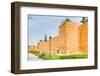 City Ramparts, Marrakech, Morocco-Nico Tondini-Framed Photographic Print