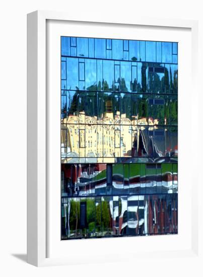 City Reflections-Douglas Taylor-Framed Photographic Print