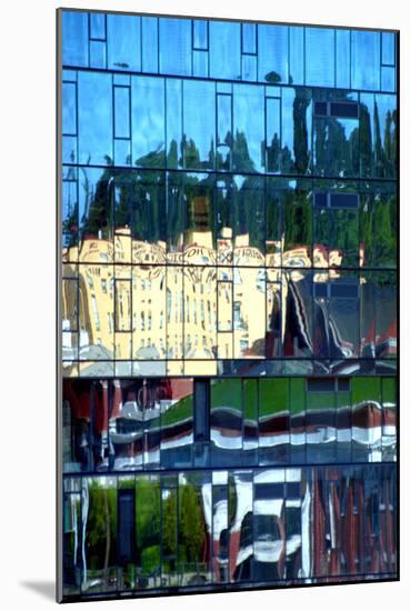 City Reflections-Douglas Taylor-Mounted Photographic Print