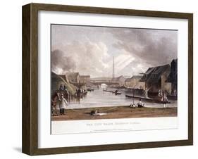 City Road, Finsbury, London, 1822-null-Framed Giclee Print