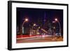 City Road Leading to CN Tower-null-Framed Art Print