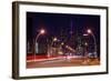 City Road Leading to CN Tower-null-Framed Art Print