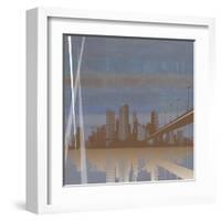 City Scape-Sloane Addison  -Framed Art Print