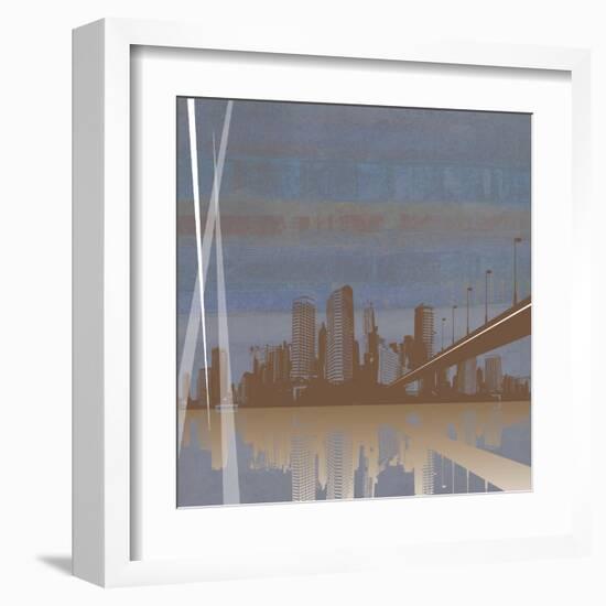 City Scape-Sloane Addison  -Framed Art Print