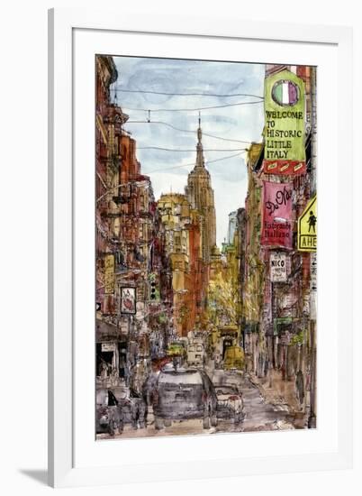 City Scene II-Melissa Wang-Framed Art Print