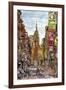 City Scene II-Melissa Wang-Framed Art Print