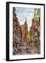 City Scene II-Melissa Wang-Framed Art Print