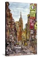 City Scene II-Melissa Wang-Stretched Canvas