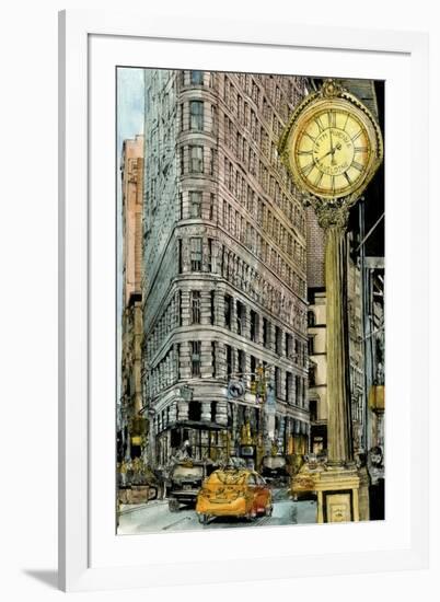 City Scene VII-Melissa Wang-Framed Art Print