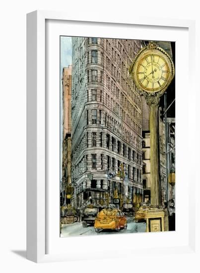 City Scene VII-Melissa Wang-Framed Art Print