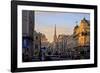 City Scene with St. Stephen's Cathedral in Background, Vienna, Austria, Europe-Neil Farrin-Framed Photographic Print