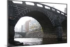City Scenery Through Megane Bridge in Japan-Ryuji Adachi-Mounted Art Print