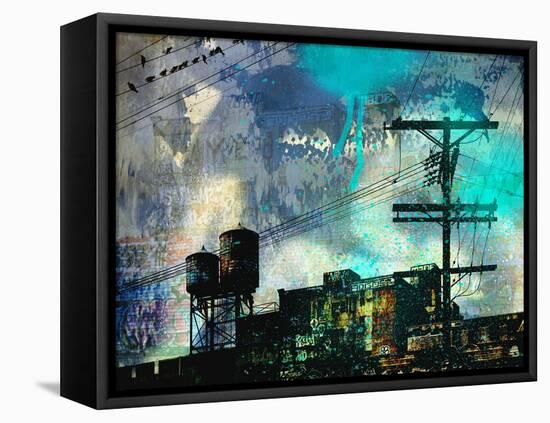 City Scrim B-GI ArtLab-Framed Stretched Canvas