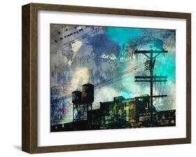 City Scrim B-GI ArtLab-Framed Giclee Print