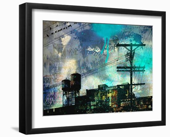 City Scrim B-GI ArtLab-Framed Giclee Print