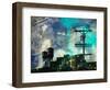 City Scrim B-GI ArtLab-Framed Premium Giclee Print