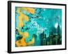 City Scrim C-GI ArtLab-Framed Giclee Print