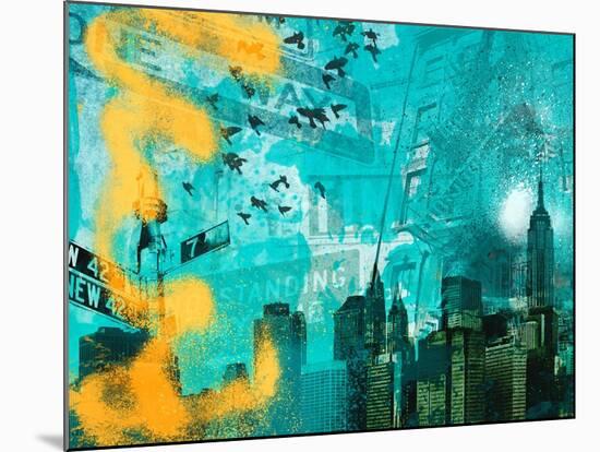 City Scrim C-GI ArtLab-Mounted Giclee Print