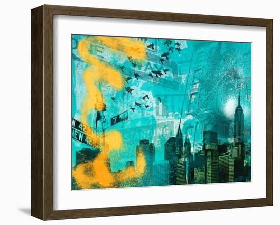 City Scrim C-GI ArtLab-Framed Giclee Print