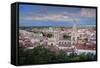 City Showing the Gothic Cathedral, UNESCO World Heritage Site, Burgos, Castile and Leon, Spain-Alex Robinson-Framed Stretched Canvas