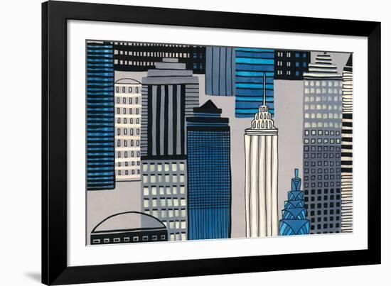 City Sights I-Sandra Jacobs-Framed Giclee Print