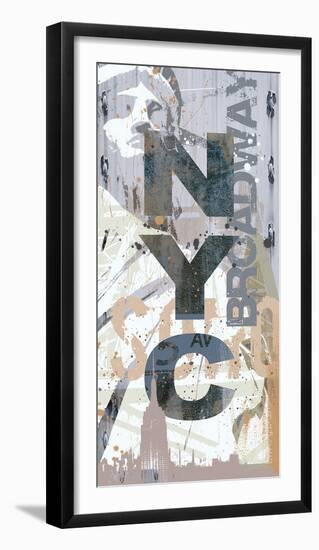 City Signs II-Ken Hurd-Framed Giclee Print