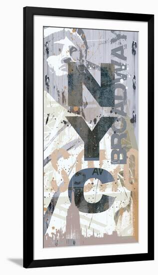 City Signs II-Ken Hurd-Framed Giclee Print