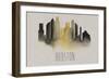 City Silhouettes III-Grace Popp-Framed Art Print