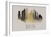 City Silhouettes III-Grace Popp-Framed Art Print