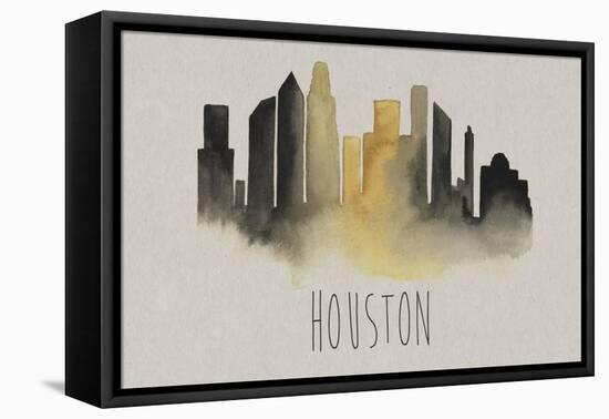 City Silhouettes III-Grace Popp-Framed Stretched Canvas