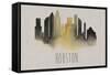 City Silhouettes III-Grace Popp-Framed Stretched Canvas