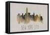 City Silhouettes V-Grace Popp-Framed Stretched Canvas