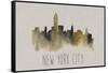 City Silhouettes V-Grace Popp-Framed Stretched Canvas