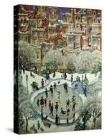 City Skaters-Bill Bell-Stretched Canvas