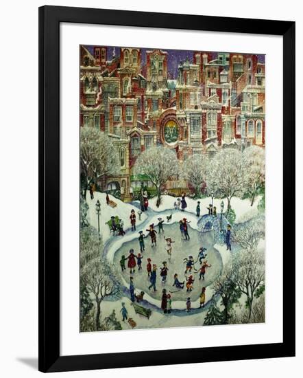 City Skaters-Bill Bell-Framed Giclee Print