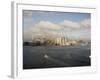 City Skyline Across the Harbor, Boston, Massachusetts, New England, USA-Amanda Hall-Framed Photographic Print