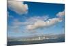 City skyline against cloudy sky, Seattle, Washington, USA-Panoramic Images-Mounted Photographic Print