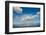 City skyline against cloudy sky, Seattle, Washington, USA-Panoramic Images-Framed Photographic Print