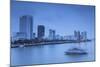 City Skyline Along Han River at Dusk, Da Nang, Vietnam, Indochina, Southeast Asia, Asia-Ian Trower-Mounted Photographic Print