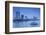 City Skyline Along Han River at Dusk, Da Nang, Vietnam, Indochina, Southeast Asia, Asia-Ian Trower-Framed Photographic Print