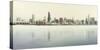 City skyline along Lake Michigan, Chicago, Illinois, USA-Panoramic Images-Stretched Canvas