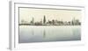 City skyline along Lake Michigan, Chicago, Illinois, USA-Panoramic Images-Framed Photographic Print