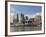 City Skyline along the Ohio River, Cincinnati, Ohio-Walter Bibikow-Framed Photographic Print