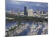 City Skyline and Beach, Honolulu, Oahu, Hawaii-Randa Bishop-Mounted Photographic Print