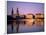 City Skyline and Binnenalster Lake, Hamburg, Schleswig-Holstein, Germany-Steve Vidler-Framed Photographic Print