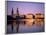 City Skyline and Binnenalster Lake, Hamburg, Schleswig-Holstein, Germany-Steve Vidler-Framed Photographic Print