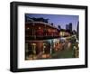 City Skyline and Bourbon Street, New Orleans, Louisiana, United States of America, North America-Gavin Hellier-Framed Photographic Print